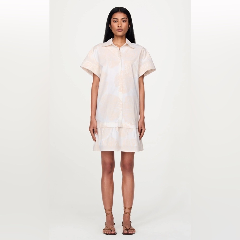 Marie Oliver Cream Athena Camp Dress